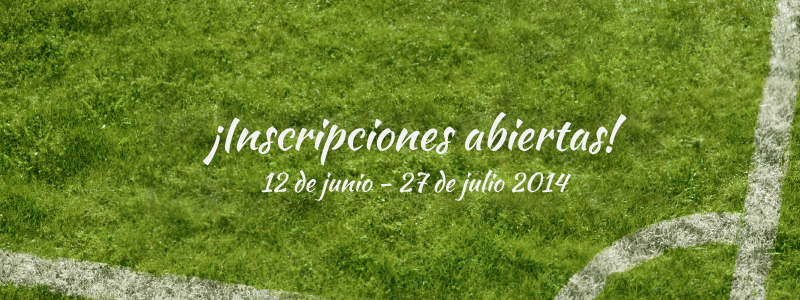 ¡ Inscripciones abiertas !