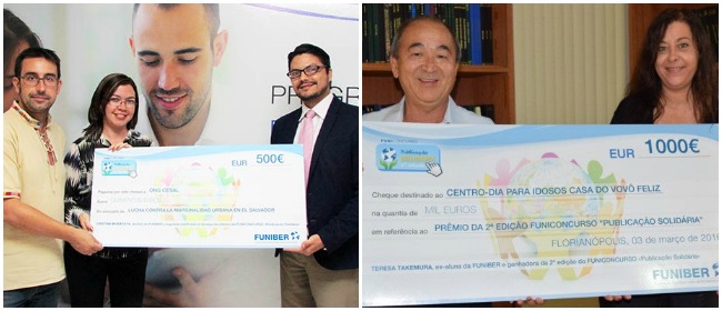Ganadoras del concurso “Publicación Solidaria” reciben sus premios