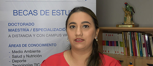 Opinião de Salma Pierina Peralta Moarry, estudante equatoriana com bolsa pela FUNIBER