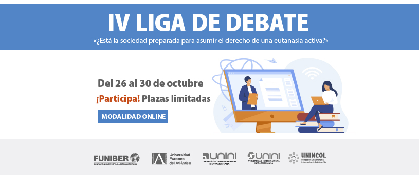 Estudiantes de la red universitaria de FUNIBER participarán en la Liga de Debate de UNEATLANTICO