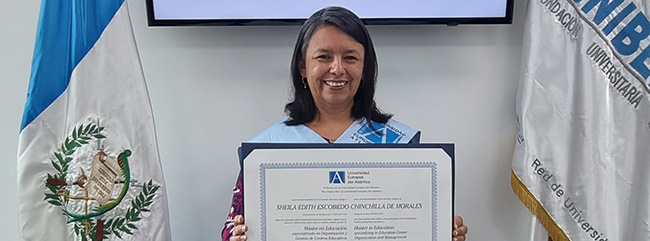 Entrevista a Sheila Edith Escobedo, estudiante del área de Educación becada por FUNIBER